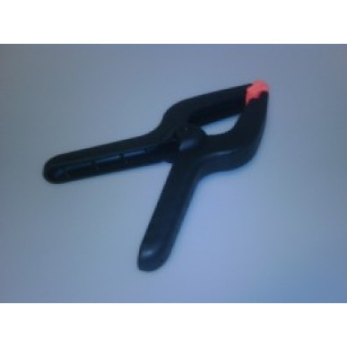 Marktklem 16cm - kunststof zwart 