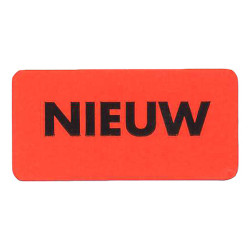 Etiket fluor rood -NIEUW- 40x20mm 1000/rol Etiket fluor rood -NIEUW- 40x20mm 1000/rol