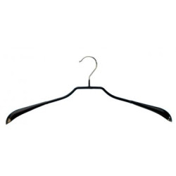 Hanger zwart anti-slip rubber 40cm Hanger zwart anti-slip rubber 40cm