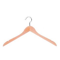 Houten hanger licht geknikt+inkeping 100st HH01139 Houten hanger licht geknikt+inkeping 100st HH01139