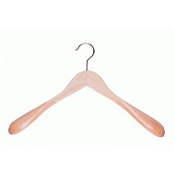 Houten kledinghanger brede schouder 20st HH13039 Houten kledinghanger brede schouder 20st HH13039