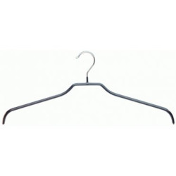 Hanger zwart anti-slip rubber 40cm TFE40L Hanger zwart anti-slip rubber 40cm TFE40L