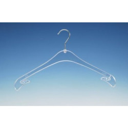 Transparante kledinghanger 43cm 170st TL43 Transparante kledinghanger 43cm 170st TL43