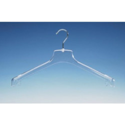 Transparante kledinghanger 100st WGM44 Transparante kledinghanger 100st WGM44