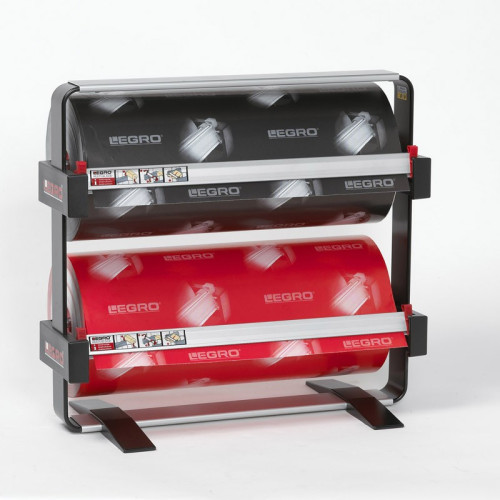 Papierrolhouder aluminium 50cm dubbel 
