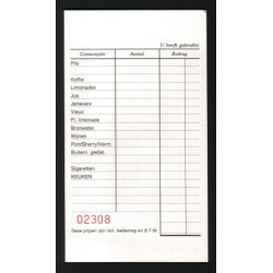 Barkaarten neutraal 500st Td35990041 Barkaarten neutraal 500st Td35990041